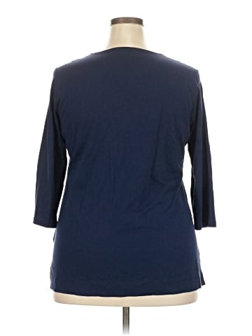 Lauren by Ralph Lauren 3/4 Sleeve Top (view 2)