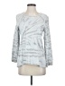 Nic + Zoe Silver Pullover Sweater Size S - photo 1