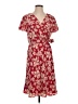 Chadwicks 100% Silk Floral Red Casual Dress Size P (petite) - photo 1