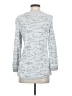 Nic + Zoe Silver Pullover Sweater Size S - photo 2