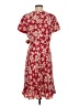 Chadwicks 100% Silk Floral Red Casual Dress Size P (petite) - photo 2