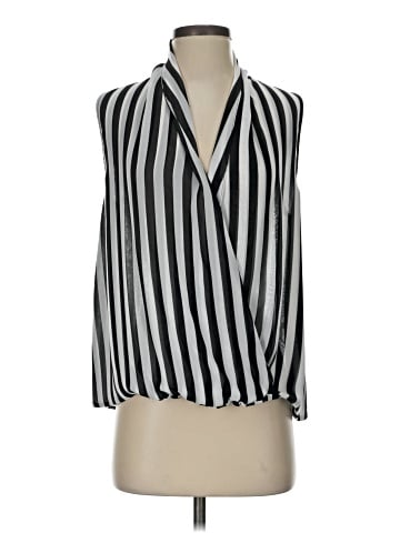 Red Saks Fifth Avenue Sleeveless Blouse (view 1)