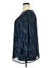 Chaps 100% Polyester Blue 3/4 Sleeve Blouse Size 2X - photo 5