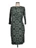 Talbots Paisley Teal Cocktail Dress Size L - photo 1