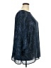 Chaps 100% Polyester Blue 3/4 Sleeve Blouse Size 2X - photo 4
