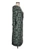 Talbots Paisley Teal Cocktail Dress Size L - photo 4