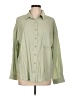 The Workshop Green Long Sleeve Button-Down Shirt Size L - photo 1