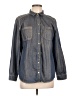 Chico's 100% Cotton Blue Long Sleeve Button-Down Shirt Size Lg (2) - photo 1