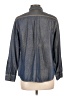 Chico's 100% Cotton Blue Long Sleeve Button-Down Shirt Size Lg (2) - photo 2