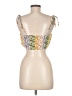 Blue Blush 100% Polyester Yellow Sleeveless Blouse Size M - photo 2