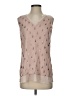 E3 by Etcetera Tan Sleeveless Silk Top Size 0 - photo 1