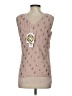 E3 by Etcetera Tan Sleeveless Silk Top Size 0 - photo 2