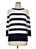 Liverpool Los Angeles Stripes Blue Pullover Sweater Size XL - photo 1