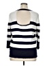 Liverpool Los Angeles Stripes Blue Pullover Sweater Size XL - photo 2
