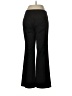 Ecru Solid Black Dress Pants Size 8 - photo 2