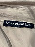 Love Poem 100% Polyester Metallic Tan Gray Long Sleeve Blouse Size S - photo 3