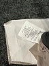 Love Poem 100% Polyester Metallic Tan Gray Long Sleeve Blouse Size S - photo 5