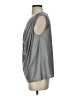 H By Halston Silver Sleeveless T-Shirt Size S - photo 5
