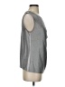 H By Halston Silver Sleeveless T-Shirt Size S - photo 4