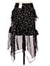 Just Polly 100% Polyester Black Casual Skirt Size XS - photo 2