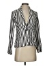 Cupcakes & Cashmere Stripes Silver Blazer Size XS - photo 1