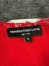 Generation Love Red Sleeveless Silk Top Size M - photo 7