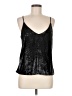 Habitual 100% Polyester Black Sleeveless Top Size Med (2) - photo 1