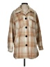 Sebby Plaid Tan Coat Size S - photo 1