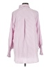 Assorted Brands 100% Polyester Stripes Pink Long Sleeve Blouse Size M - photo 2
