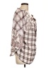 Ann Taylor LOFT 100% Polyester Silver 3/4 Sleeve Blouse Size L - photo 4