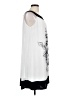 Connected Apparel 100% Polyester Graphic White Casual Dress Size 12 - photo 4