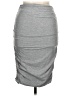 Popular Basics Solid Gray Casual Skirt Size M - photo 1