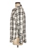 DAILYLOOK 100% Rayon Plaid Ivory Long Sleeve Blouse Size M - photo 5