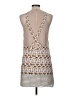 Alysi 100% Silk Print Gray Casual Dress Size 6 - photo 2