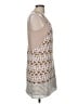 Alysi 100% Silk Print Gray Casual Dress Size 6 - photo 4