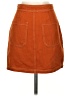 Assorted Brands 100% Cotton Solid Orange Casual Skirt Size S - photo 2