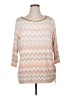 Ruby Rd. Pink 3/4 Sleeve Blouse Size 1X - photo 1