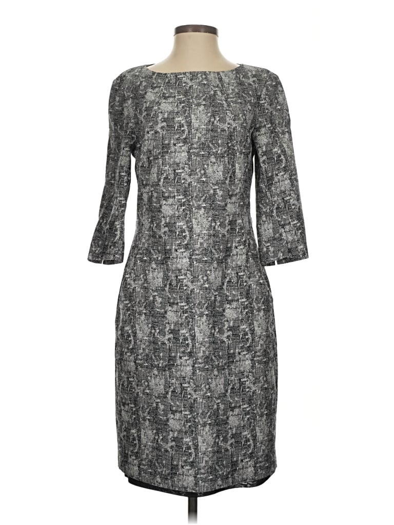Pre-owned Mm. Lafleur Cocktail Dress In Gray