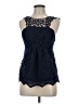 XJF•MC Blue Sleeveless Blouse Size M - photo 1