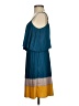 C. Luce Color Block Teal Cocktail Dress Size S - photo 5
