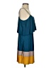 C. Luce Color Block Teal Cocktail Dress Size S - photo 4