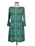 Lily Print Green Cocktail Dress Size L - photo 1