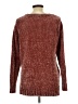 Orvis 100% Polyester Metallic Burgundy Pullover Sweater Size L - photo 2