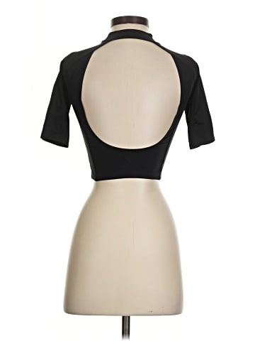 G by Giuliana Rancic Short Sleeve Turtleneck (view 2)