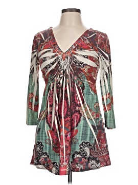 One World 3/4 Sleeve Blouse (view 1)