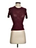 Z Supply Burgundy Short Sleeve Top Size XS - photo 1