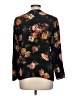 The Kooples Floral Black 3/4 Sleeve Blouse Size L - photo 2
