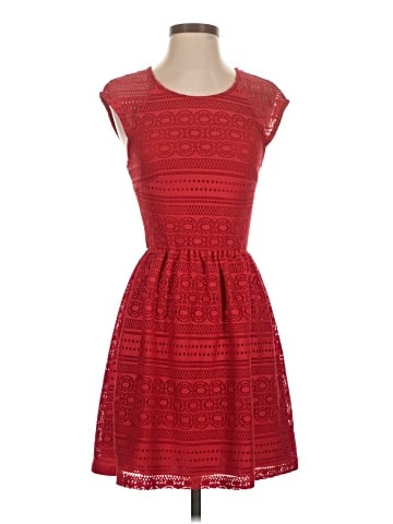 Buttons Casual Dress (view 1)