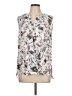 Laundry by Shelli Segal 100% Polyester Ivory Sleeveless Blouse Size L - photo 1