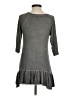 Dantelle Gray 3/4 Sleeve Top Size S - photo 2